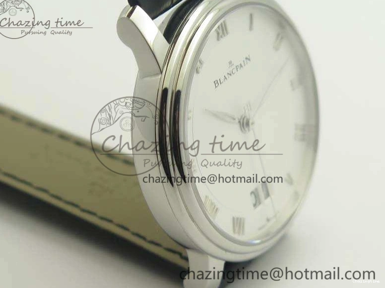 0324 SportInspired Villeret 6669 SS HG 1:1 Best Edition White Dial On Leather Strap V 8099
